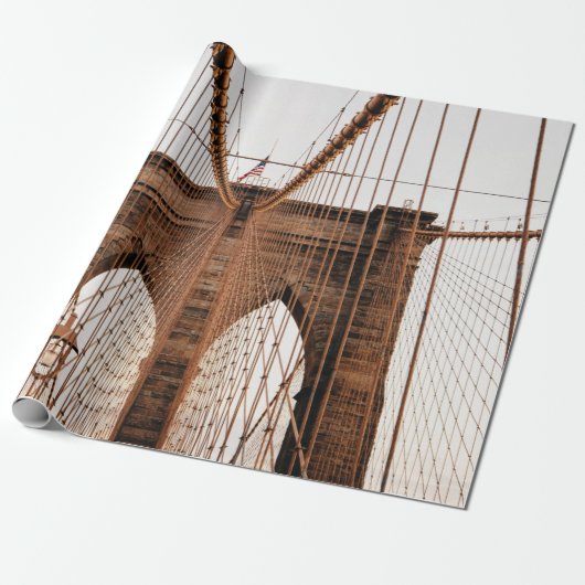 PAPIER CADEAU MANHATTAN BRIDGE NEW YORK (Déroulé)