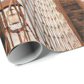 PAPIER CADEAU MANHATTAN BRIDGE NEW YORK (Coin rond)