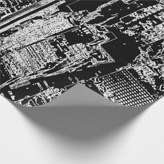 Papier Cadeau Manhattan conçu (Coin)