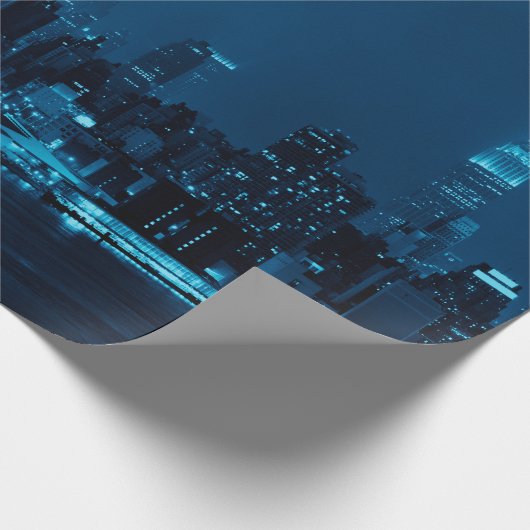 Papier Cadeau Manhattan midtown skyscrapers and New York City sk (Coin)