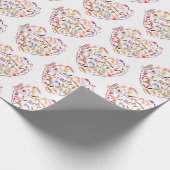 Papier Cadeau Manicuriste Nail Technicien Outil Coeur (Coin)