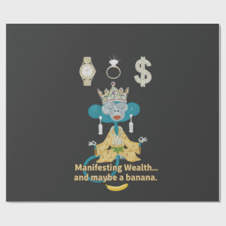 Papier Cadeau manifestation de richesse