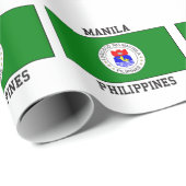 Papier Cadeau Manille Philippines (Coin rond)