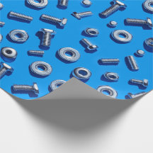Manly Man Gear Head Nuts and Bolts emballage cadea