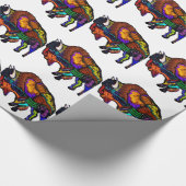 Papier Cadeau Manteau de beaucoup de couleurs (Coin)