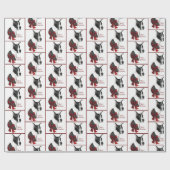 Papier Cadeau Mantle grand Dane Noël (Plat)