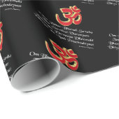 Papier Cadeau Mantra de Gayatri (Coin rond)