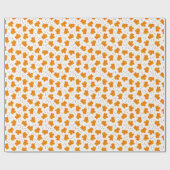 Papier Cadeau Maple Mirth : Feuilles d'automne de dessin (Plat)
