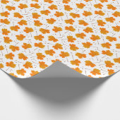 Papier Cadeau Maple Mirth : Feuilles d'automne de dessin (Coin)