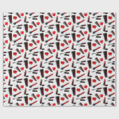 Papier Cadeau Maquillage de beauté (Plat)