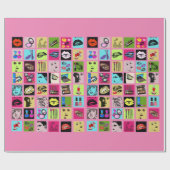 Papier Cadeau Maquillage de beauté Les femmes de la cosmétique f (Plat)