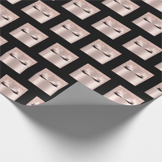 Papier Cadeau Maquillage Eyebrows Lashes Rose Spark Bridal Sweet (Coin)