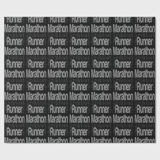 Papier Cadeau Marathon Runner (Plat)