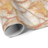 Papier Cadeau Marble Majesty : Élégance brillante (Coin rond)