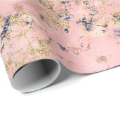 Papier Cadeau Marbrage numérique, texture marbré, arrière - plan (Coin rond)