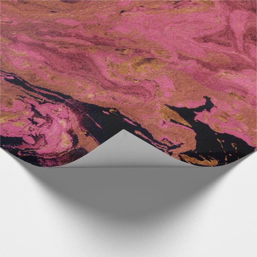 Papier Cadeau Marbre, aquarelle (Coin)