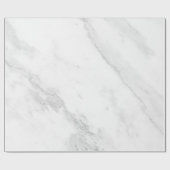 Papier Cadeau Marbre blanc (Plat)