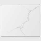 Papier Cadeau Marbre blanc (Plat)