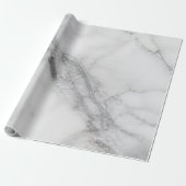 Papier Cadeau Marbre Blanc (Déroulé)