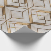 Papier Cadeau Marbre blanc (Coin)