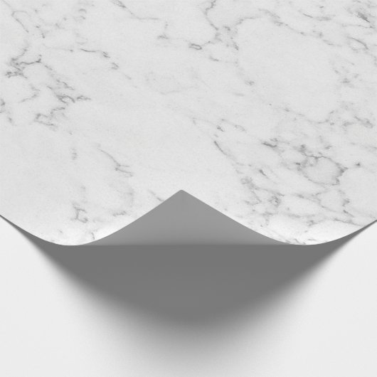 Papier Cadeau Marbre blanc (Coin)