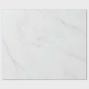 Papier Cadeau Marbre Blanc