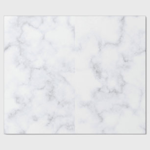 Papier Cadeau Marbre blanc moderne élégant