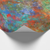 Papier Cadeau Marbre d'automne (Coin)