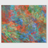 Papier Cadeau Marbre d'automne (Plat)