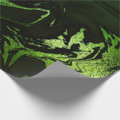 Papier Cadeau Marbre de la Terre profonde Cali Emerald Vert Abst (Coin)