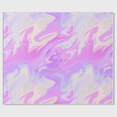 Papier Cadeau Marbre dégradé violet et rose (Plat)