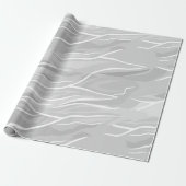 Papier Cadeau Marbre gris minimaliste (Déroulé)