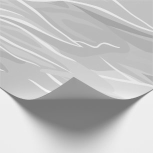 Papier Cadeau Marbre gris minimaliste
