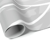 Papier Cadeau Marbre gris minimaliste (Coin rond)