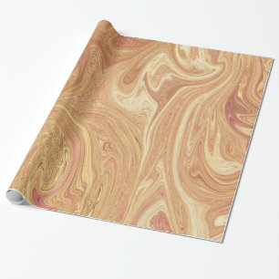 Papier Cadeau Marbre Liquide Paisley TOUTES OCCASIONS