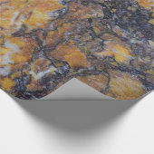 Papier Cadeau Marbre moderne Brown Faux (Coin)