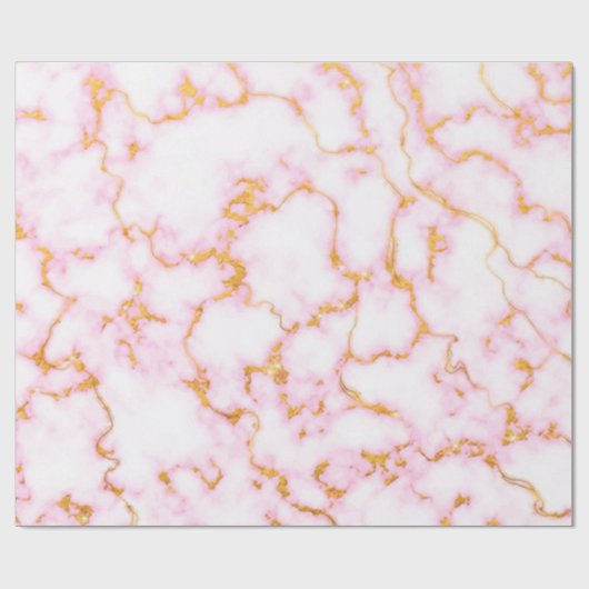 Papier Cadeau Marbre Moderne De Luxe (Plat)