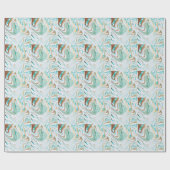 Papier Cadeau Marbre moderne : Design de Texture de luxe (Plat)