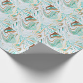 Papier Cadeau Marbre moderne : Design de Texture de luxe (Coin)