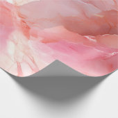 Papier Cadeau Marbre Pastel rose (Coin)