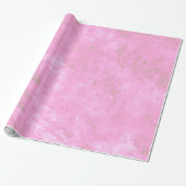 Papier Cadeau Marbre rose (Déroulé)