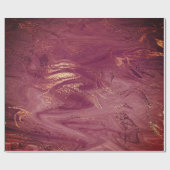 Papier Cadeau Marbre rose Rose Or Moulé Burgundy Blush (Plat)
