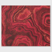 Papier Cadeau Marbre rouge (Plat)