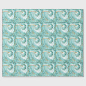 Papier Cadeau Marbre texture décorative, peinture artistique abs (Plat)