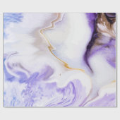 Papier Cadeau marbre violet Abstrait (Plat)