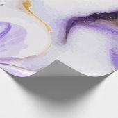 Papier Cadeau marbre violet Abstrait (Coin)