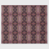 Papier Cadeau Marbre Violet Et Or  (Plat)