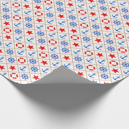 Papier Cadeau Marche maritime (Coin)