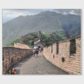 Papier Cadeau Marche sur la Grande Muraille de la Chine (Plat)