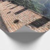 Papier Cadeau Marche sur la Grande Muraille de la Chine (Coin)
